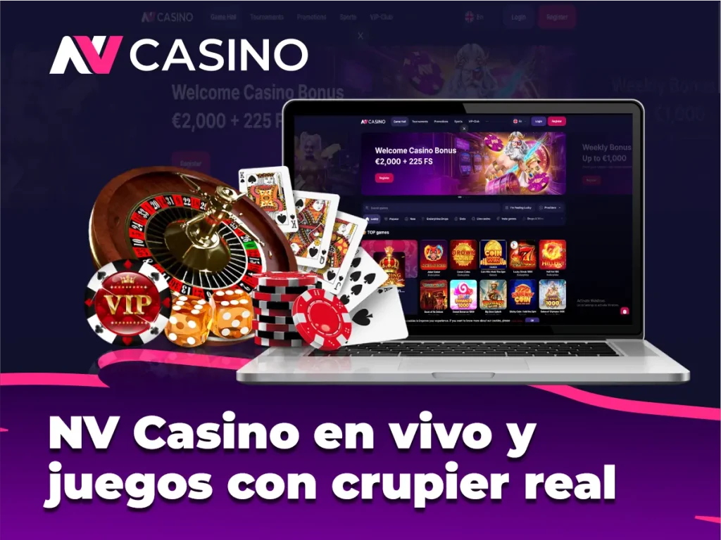 NV Casino en vivo y juegos con crupier real